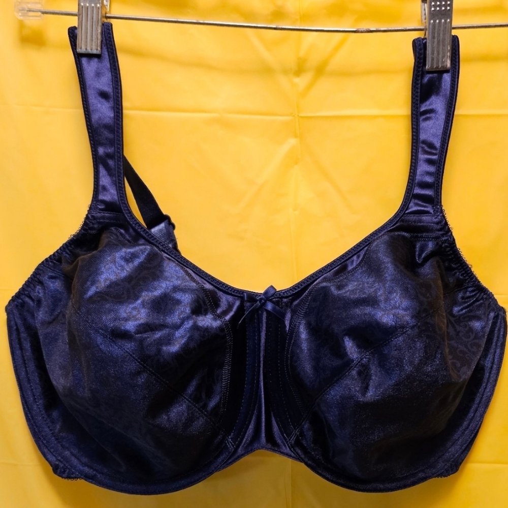BALI woman's navy blue bra shoulder support size 36DD